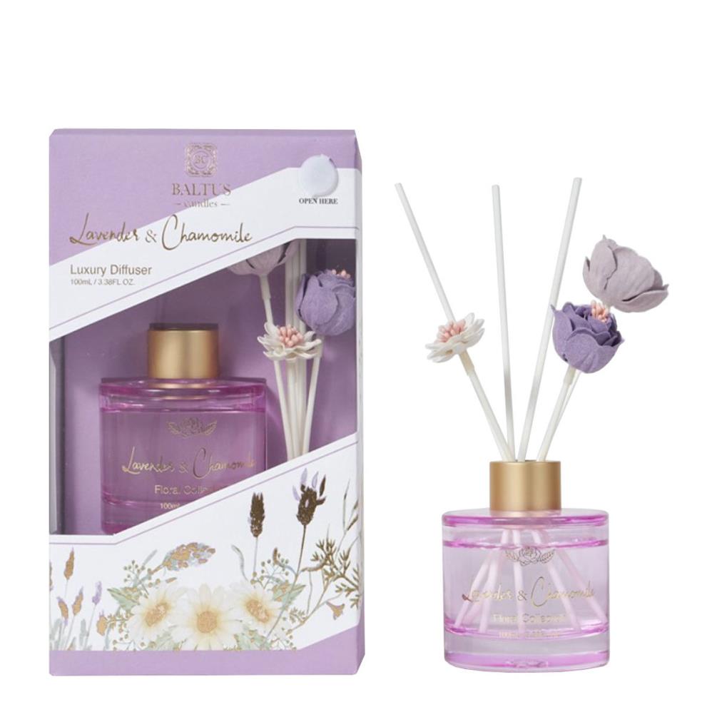 Baltus Lavender & Chamomile Faux Flowers Reed Diffuser - 100ml £10.79